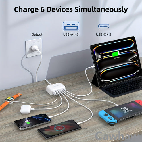Multiport USB-C Fast Charger detail view 2 for Australian shoppers