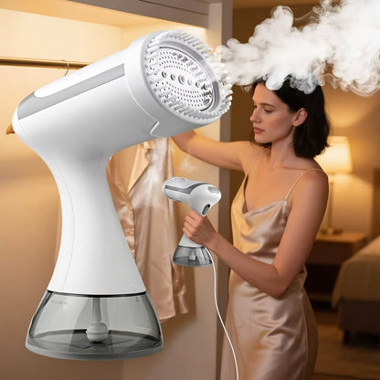 1700W Handheld Garment Steamer, Fast Heating And Wrinkle Removal, 335Ml, Compact And Portable, Suitable for All Fabrics, Ideal for Home And Travel