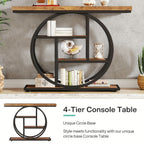 104.9cm Narrow Console Table – Entryway Storage & Sofa Display – product detail angle