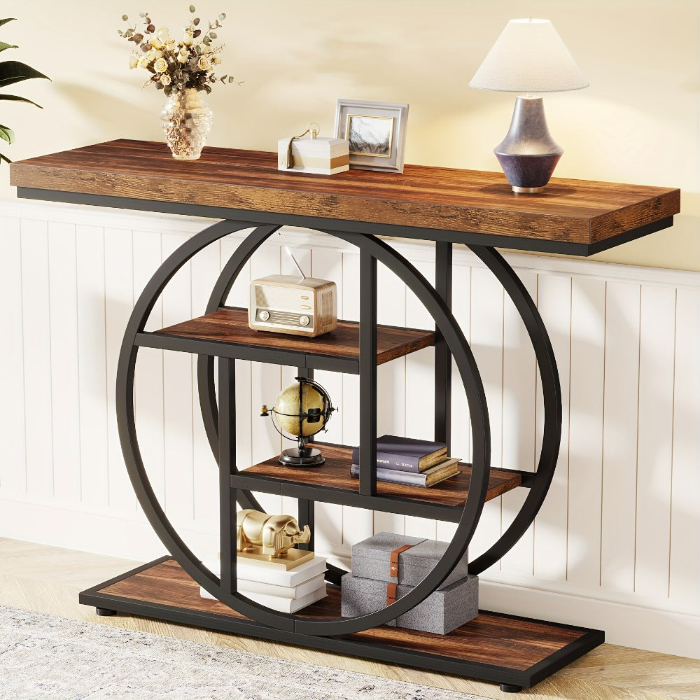 104.9cm Narrow Console Table – Entryway Storage & Sofa Display – additional product view 9