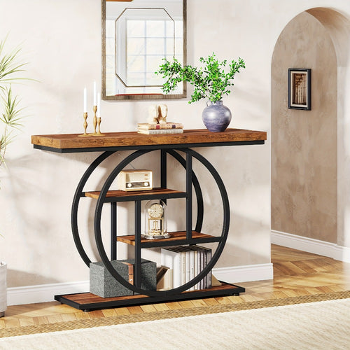 104.9cm Narrow Console Table – Entryway Storage & Sofa Display – main product view