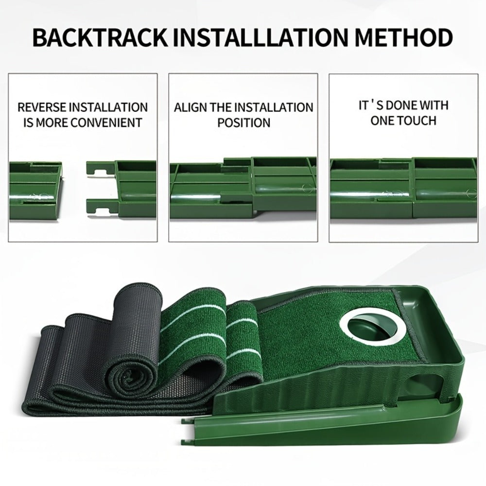 104-Inch Golf Putting Mat – Portable Indoor & Outdoor Practice Green – design and construction details