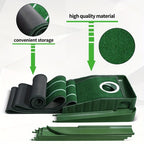 104-Inch Golf Putting Mat – Portable Indoor & Outdoor Practice Green – close-up product details