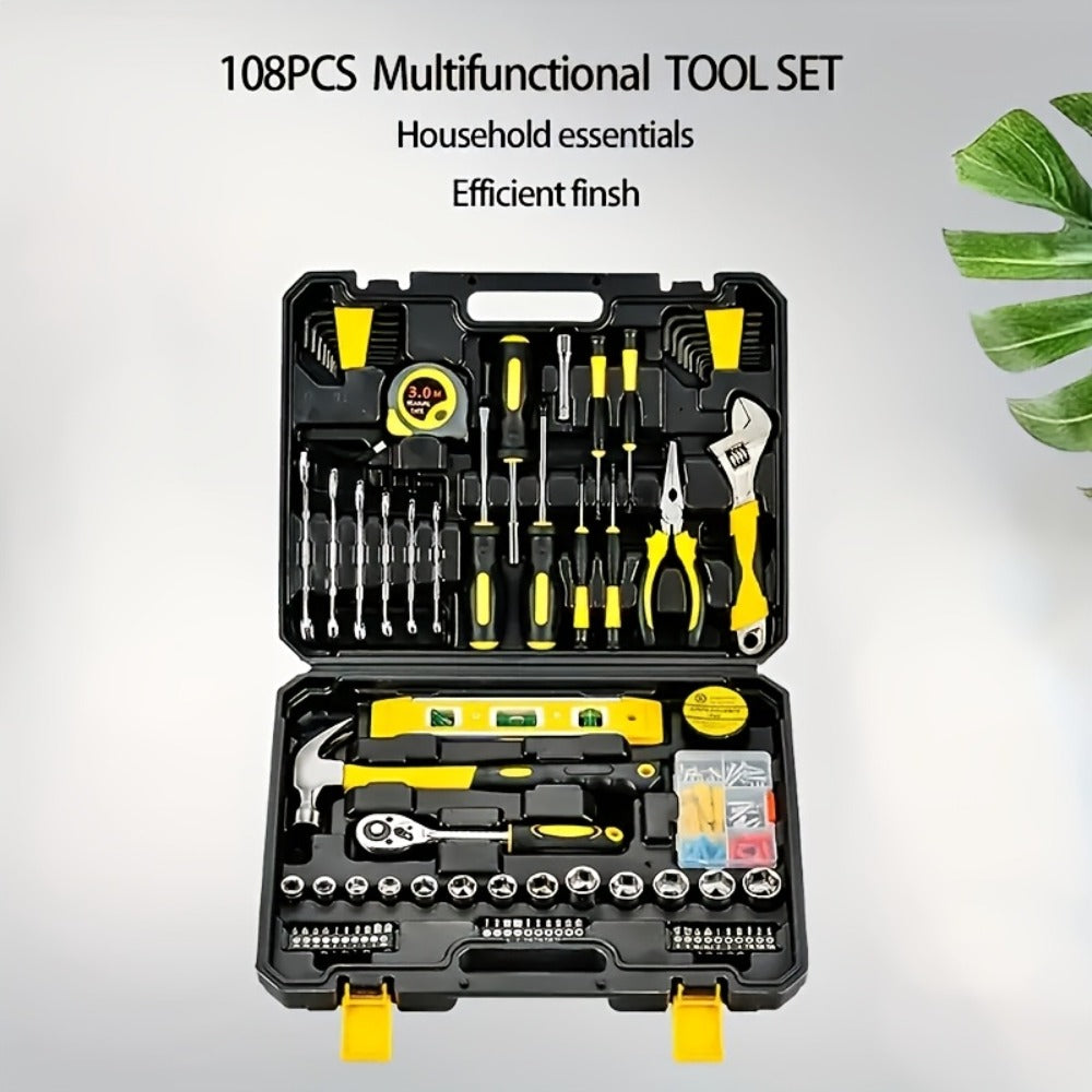 108-Piece Home Repair Tool Kit for home and workshop projects