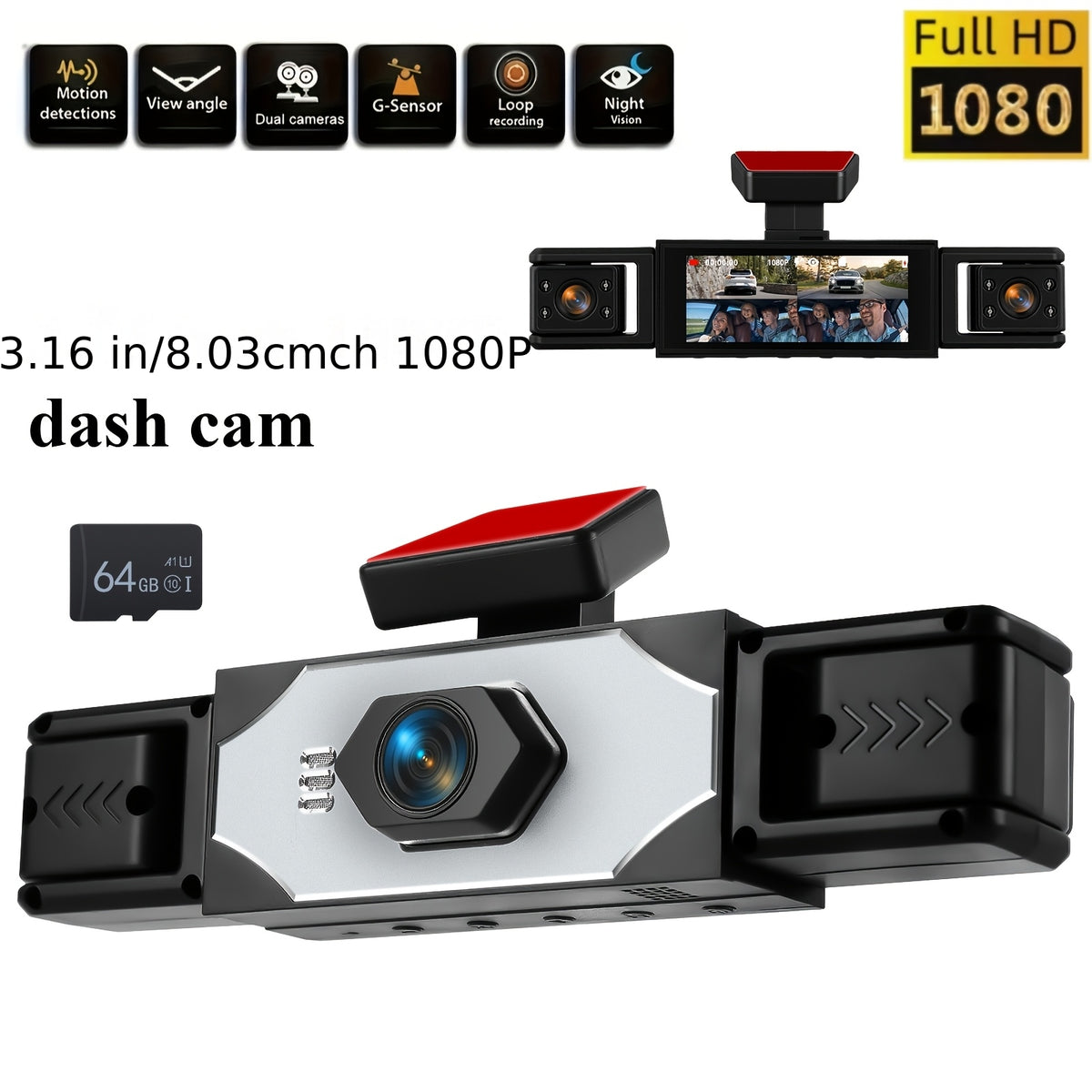 1080P Car Dash Cam product detail 25