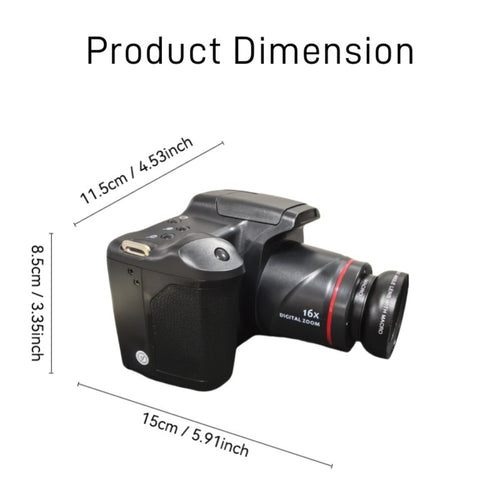 1080P Digital Camera — Memory Card Bundle for Home and Office Use – alternate product view