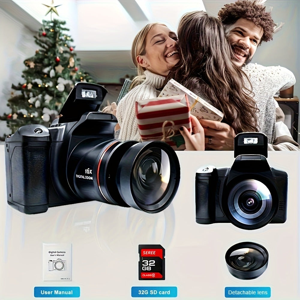 1080P Digital Camera — Memory Card Bundle for Home and Office Use – design and construction details