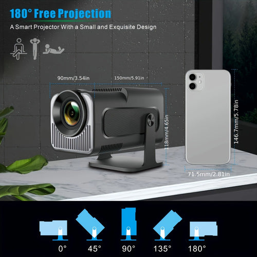1080P Smart Portable Projector detail view 2 for Australian shoppers