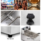 10L Commercial Electric Deep Fryer - cafes, events and high-volume – additional product view