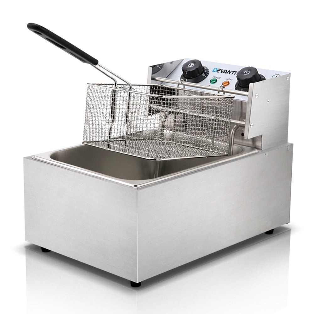 10L Commercial Electric Deep Fryer - cafes, events and high-volume – main product view