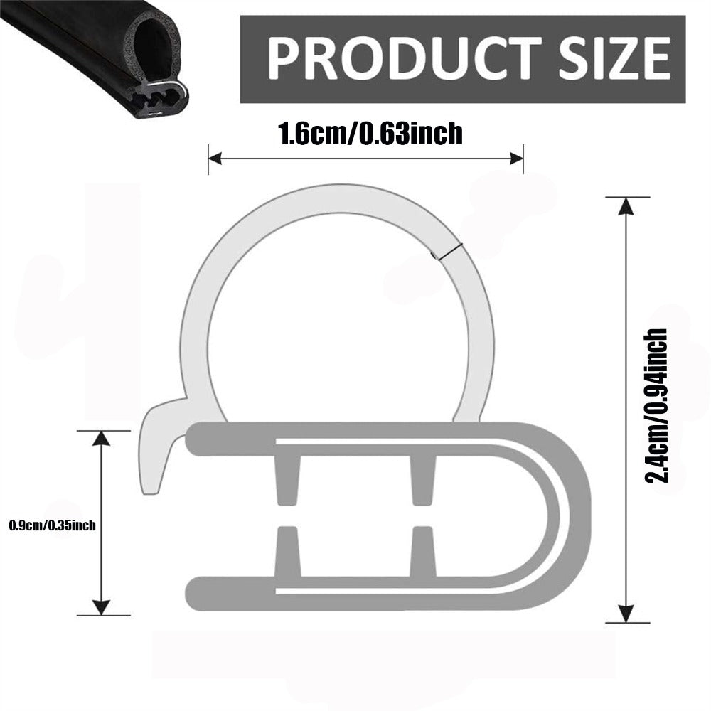10M Car Door Rubber Weather Strip product detail 4