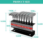 10pcs T-Handle Hex Key Set product detail 2