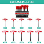 10pcs T-Handle Hex Key Set product detail 11