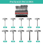 10pcs T-Handle Hex Key Set product detail 14