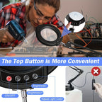 10X and 15X LED Magnifying Desk Lamp detail view 4 for Australian shoppers