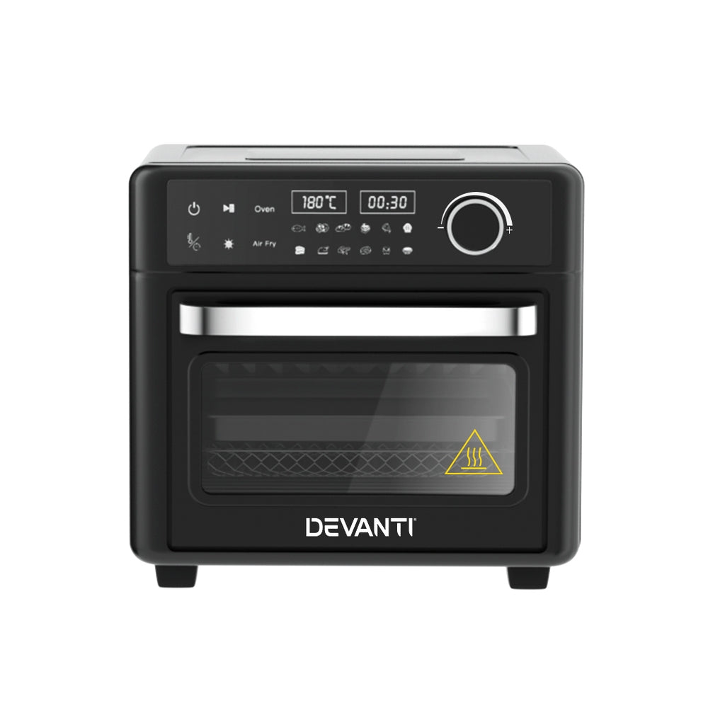 Devanti Air Fryer 15L LCD Fryer Oven