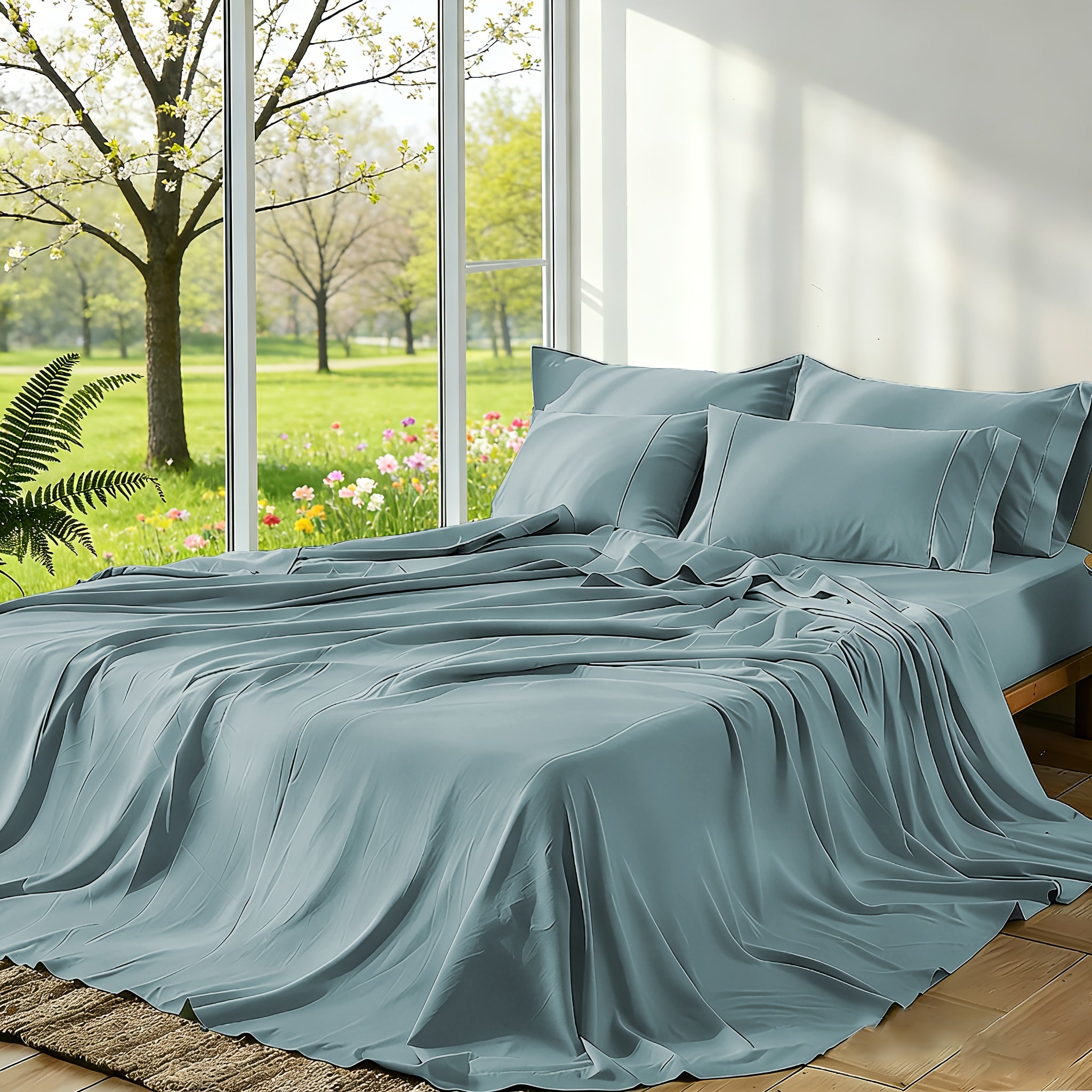 Bamboo Blend Bed Sheet Set product detail 29
