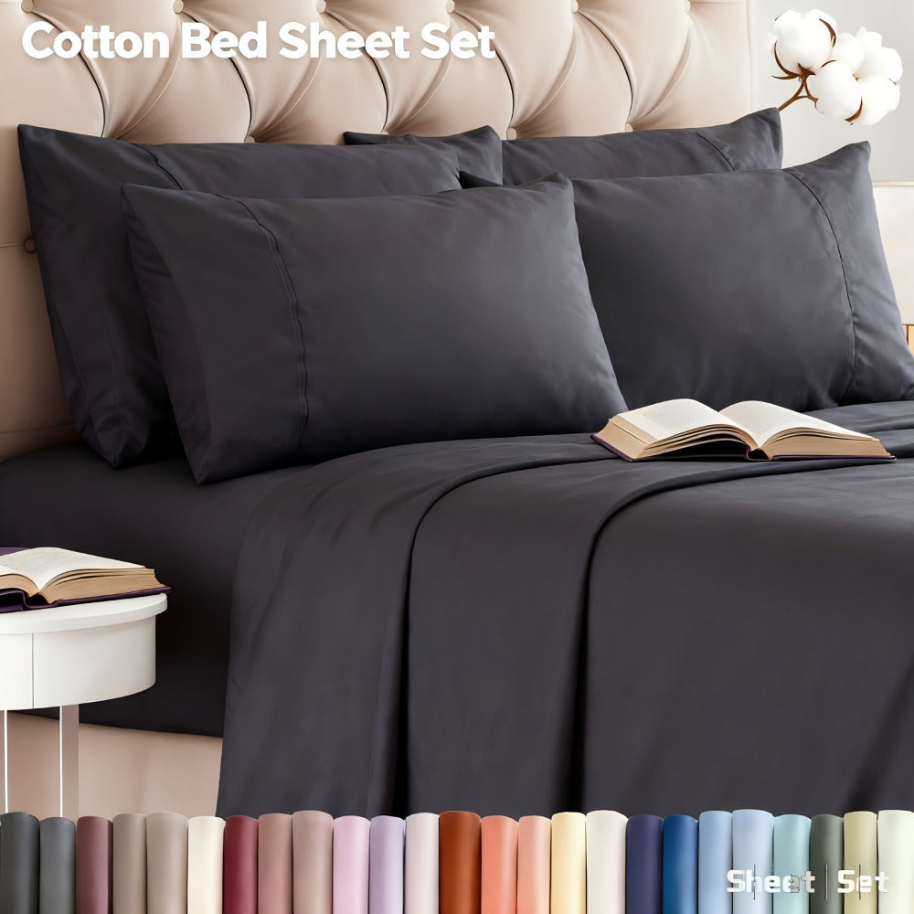 Cotton Blend Bed Sheet Set product detail 14