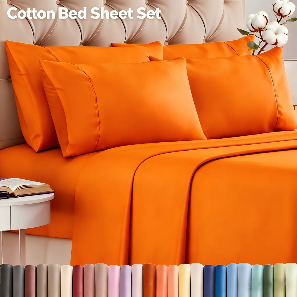 Cotton Blend Bed Sheet Set product detail 19