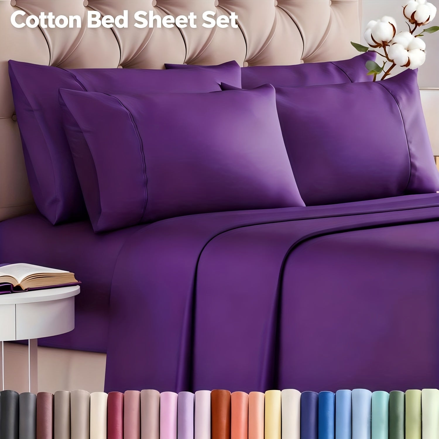 Cotton Blend Bed Sheet Set product detail 24