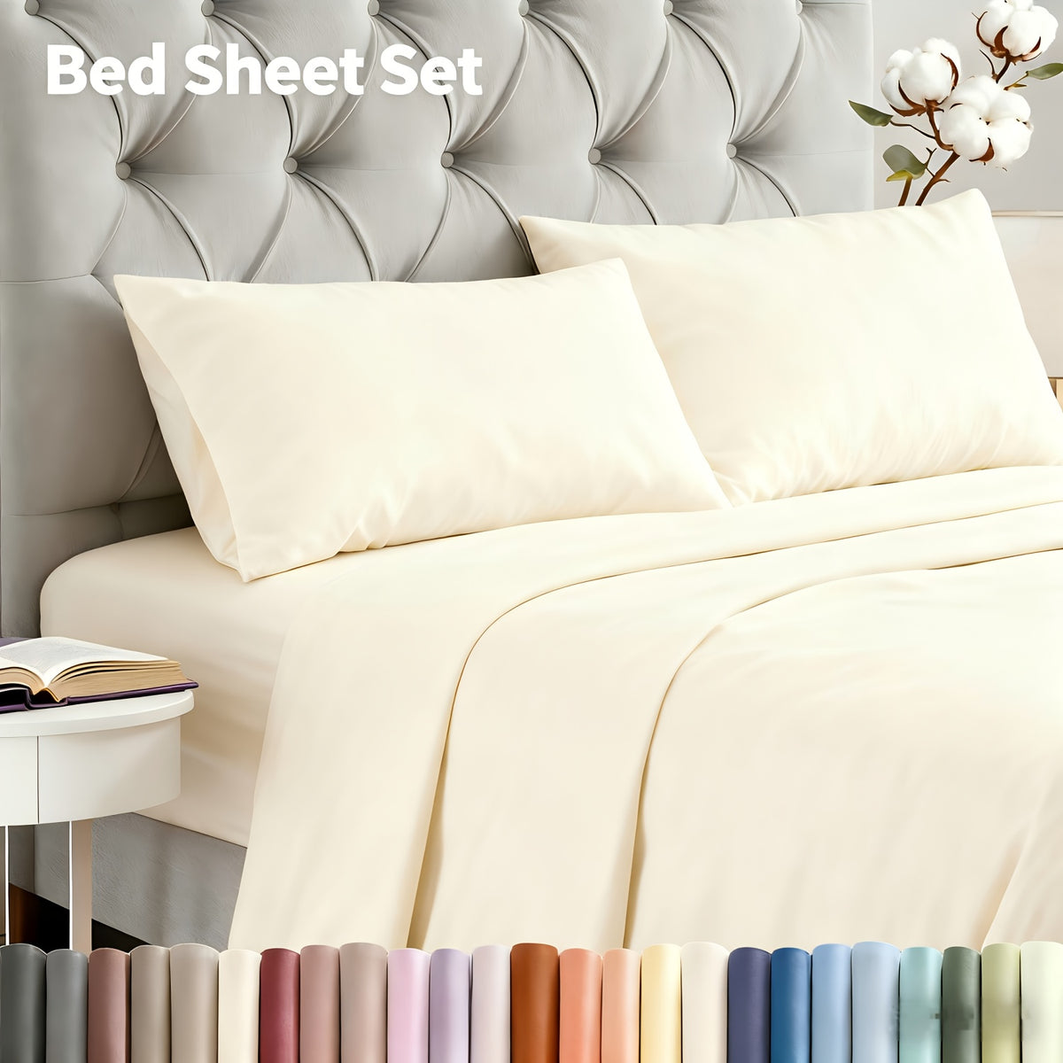 Cotton Blend Bed Sheet Set product detail 25