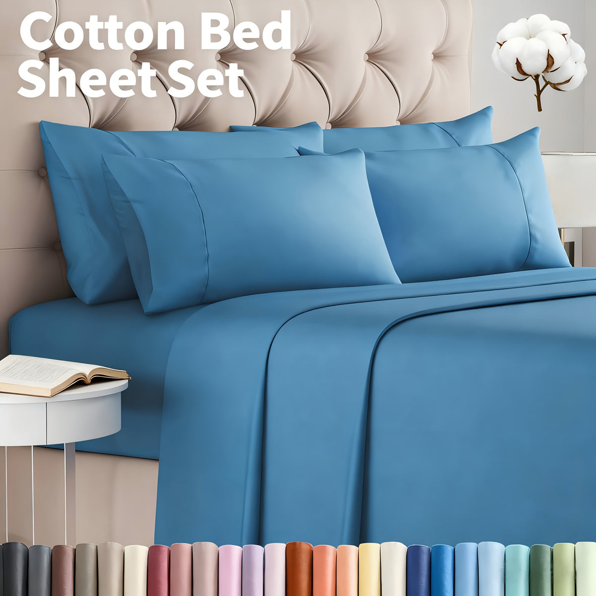 Cotton Blend Bed Sheet Set product detail 26