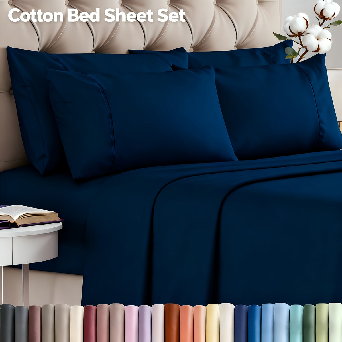 Cotton Blend Bed Sheet Set product detail 27
