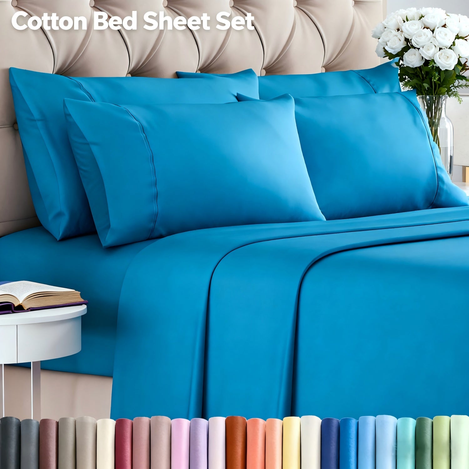 Cotton Blend Bed Sheet Set product detail 28