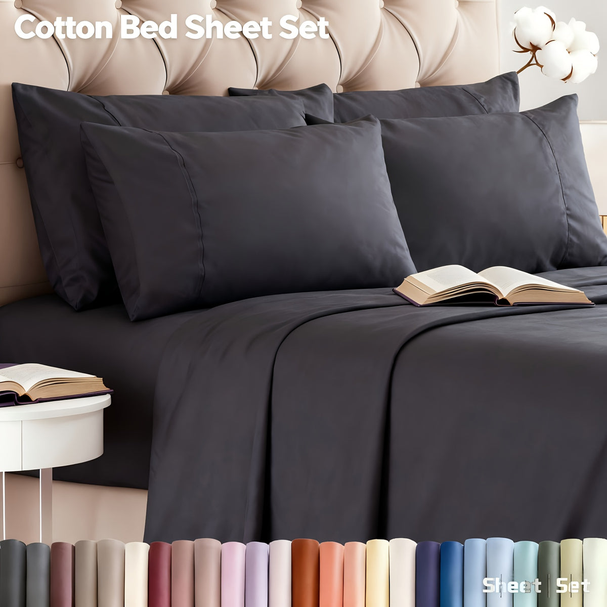 Cotton Blend Bed Sheet Set product detail 29