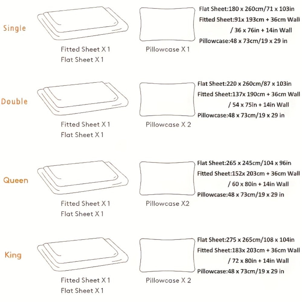 Cotton Blend Bed Sheet Set product detail 3