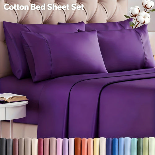 Cotton Blend Bed Sheet Set for Australian bedrooms