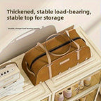 12-Pair Foldable Shoe Cabinet – Transparent Stackable Storage – design and construction details