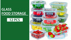 12-Piece Airtight Glass Food Storage Container Set product detail 9