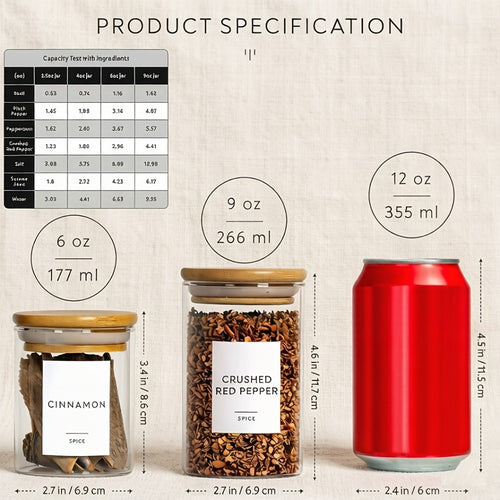12-Piece Food Storage Jar Set product detail 2