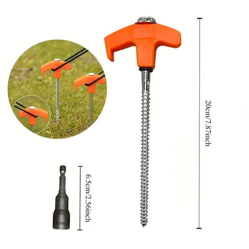 -Piece Metal Tent Peg Set product detail 2