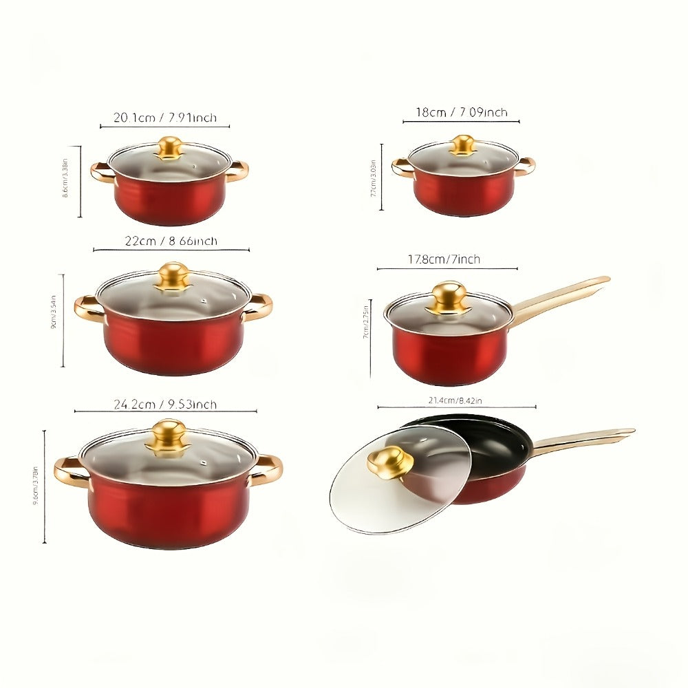 12-Piece Stainless Steel Cookware Set product detail 11