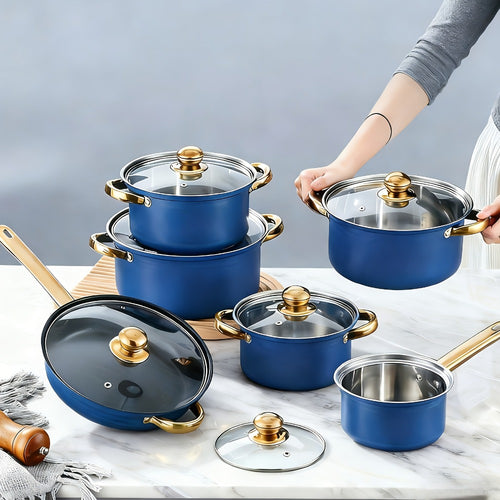 12-Piece Stainless Steel Cookware Set for Australian homes