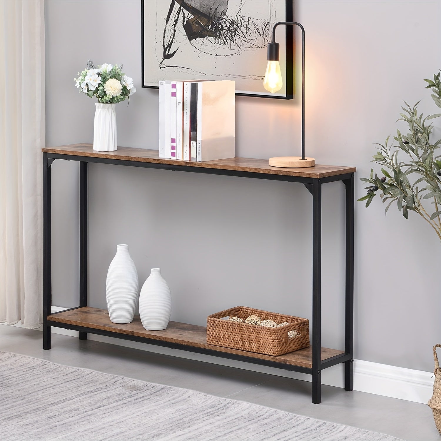 120 cm Narrow Console Table product detail 20