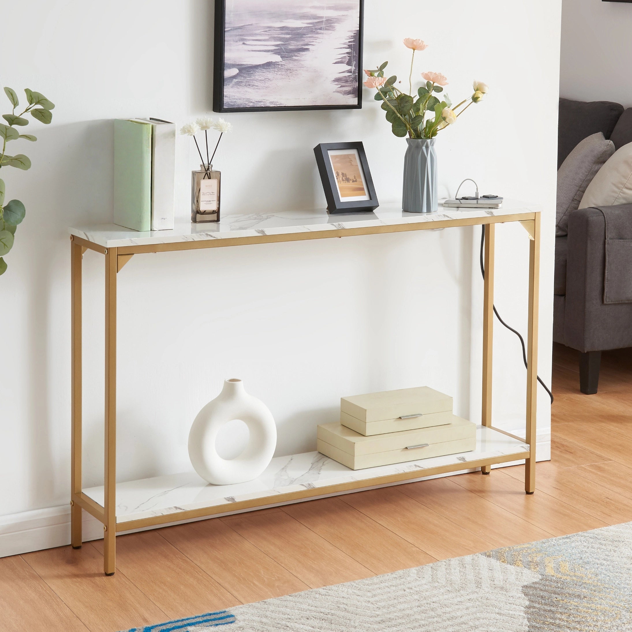 120 cm Narrow Console Table product detail 21