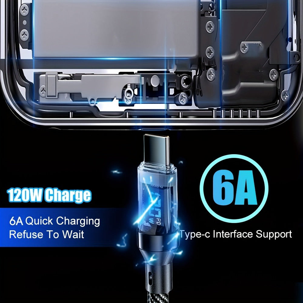 120W Charging Cable Set — 4-Piece for Travel and Daily Use – alternate design view