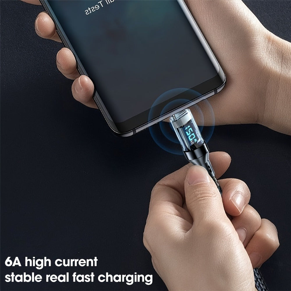 120W Charging Cable Set — 4-Piece for Travel and Daily Use – product detail angle