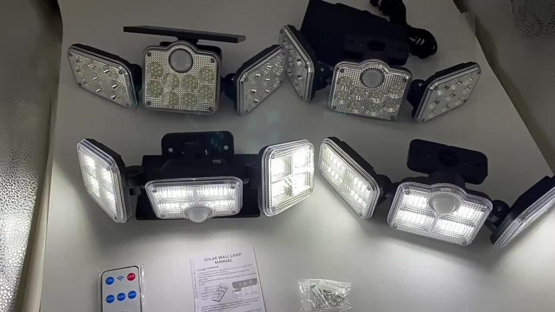 Solar Motion Sensor Security Wall Light product detail 8