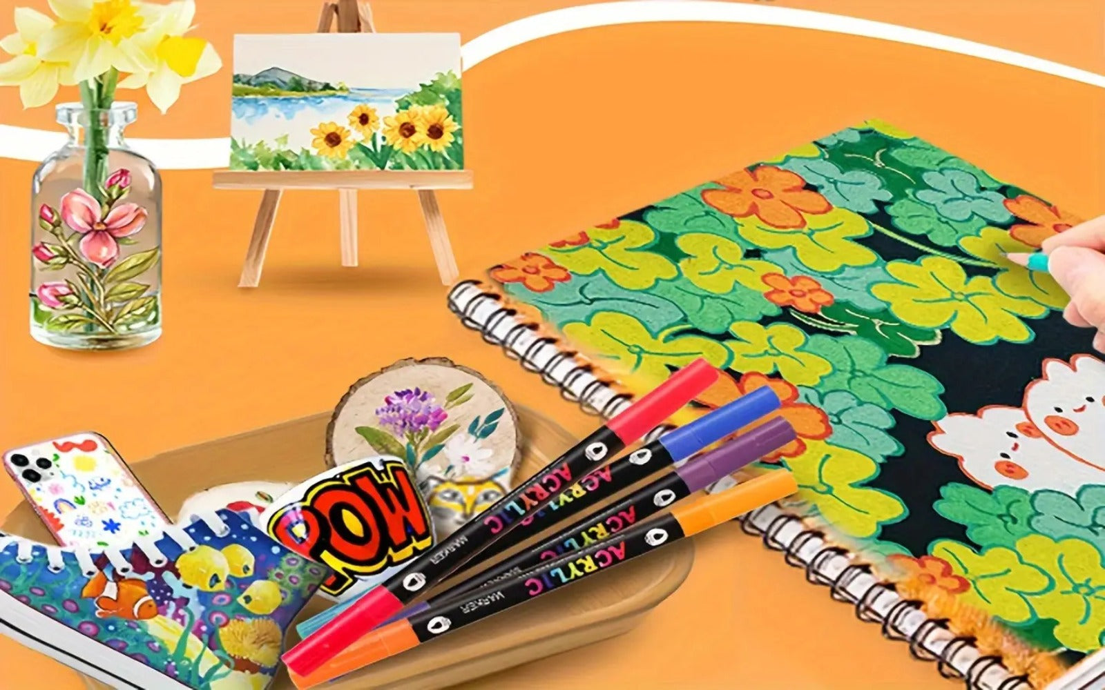 Dual-Tip Paint Pen Set detail view 14 for Australian shoppers