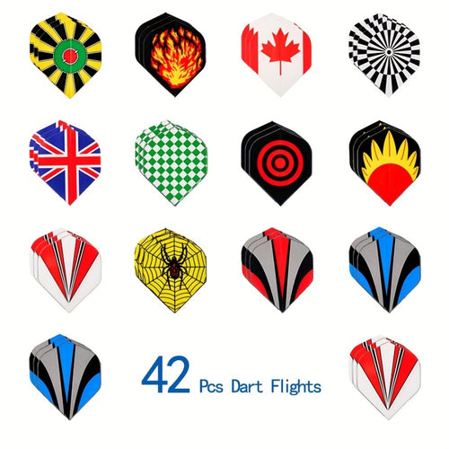 12pcs Steel Tip Dart Set with Flights - home games and dart practice – alternate product view