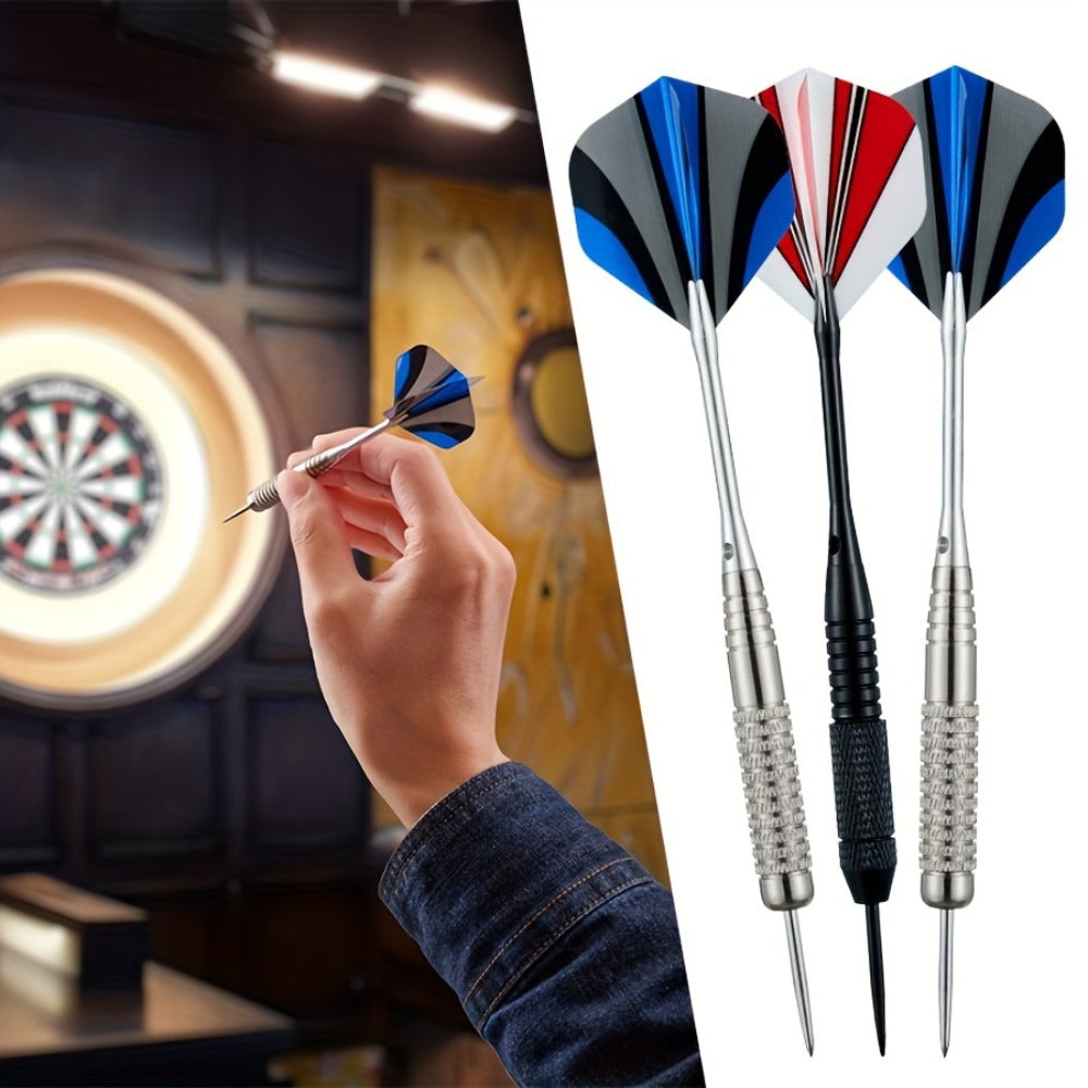 12pcs Steel Tip Dart Set with Flights - home games and dart practice – design and construction details