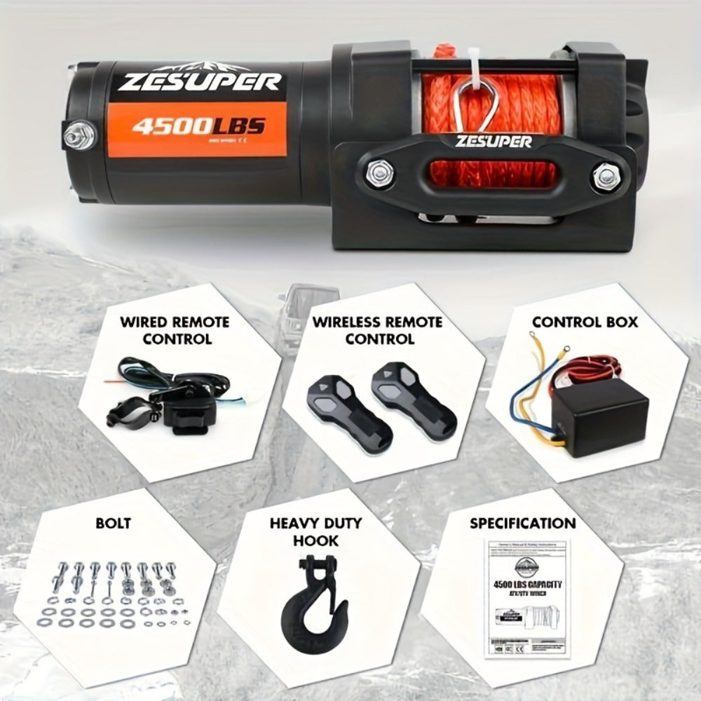 Electric Winch with Wireless Remote detail view 3 for Australian shoppers