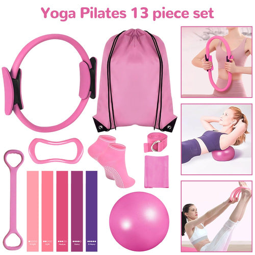 13-Piece Home Pilates Equipment Set for Pilates and Yoga Workouts – main product view