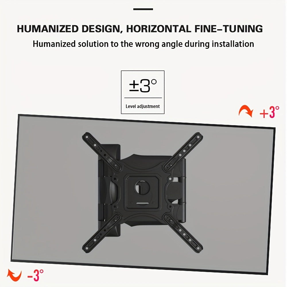 139.7 Cm Full-Motion Swivel TV Wall Bracket - living rooms, bedrooms – additional product view