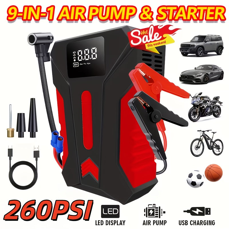 Car Jump Starter with Air Pump detail view 15 for Australian shoppers
