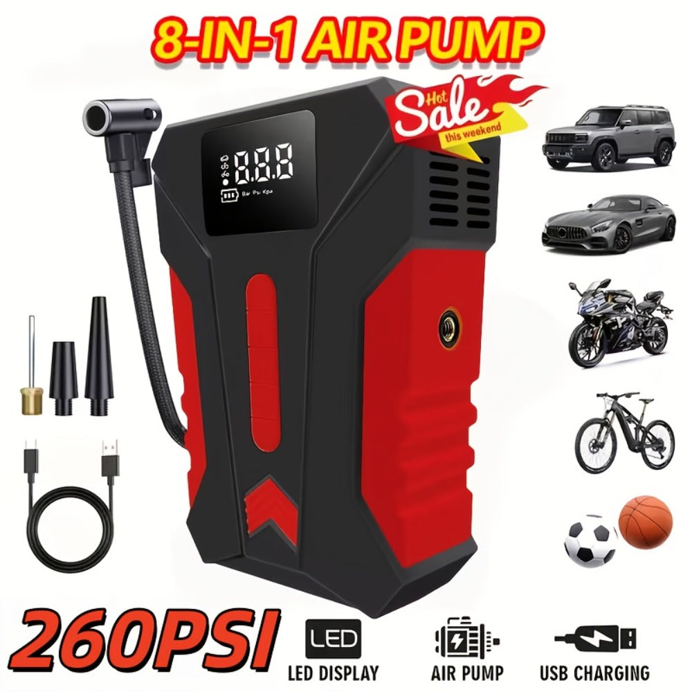 Car Jump Starter with Air Pump detail view 3 for Australian shoppers